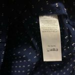 Vineyard Vines  Women's Navy Polka Dot Roll Tab Sleeve Shirt Size 10 Photo 4