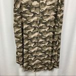 Torrid  Green Camo Zip Front Sleeveless Shirt Dress Sz.1 Photo 7