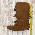 Minnetonka 3-Layer Fringe Calf Hi Suede Boot 9 Photo 11