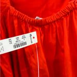 Madewell  Poplin Seamed Maxi Dress Fiery Orange Photo 2