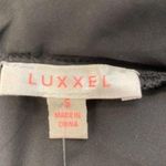 Luxxel Plunging V-neck Backless Mini Cocktail Dress Black Size Small NWT Photo 2