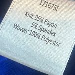 Anthropologie Dolan  Royal Blue High Low Mini Dress Stretch Knit Size Medium Photo 8