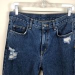 Carmar Distressed High Rise Jeans Loose Fit Cotton Blue Size 27 Photo 1