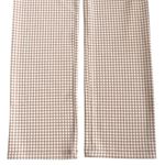 Betabrand NWOT  Pull-On Stretch Pants
Tan Cream Plaid Size Large Tall Photo 5