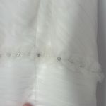 Maggie Sottero Couture Elegant White Strapless Wedding Dress Ball Gown Sz 8 Photo 4