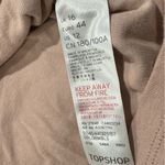 Topshop Light Pink Cropped Button Up Long Sleeve Top Women’s 12 Photo 1