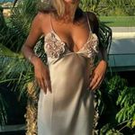 ZARA  dress maxi satin slip bodycon ruffled strappy wedding evening cocktail Photo 0