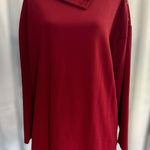 Time and Tru Burgundy Sweater Red Size XL Photo 0