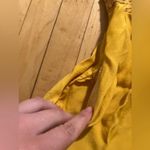 Anthropologie Maeve Golden Yellow Embroidered Dress Photo 2