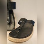 Joie  Women's Nacho Espadrille Women’s Black Sandals Slides Size 9 Photo 4