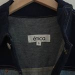 éTica Jett Boxy Crop Denim Jacket, Size Small Photo 3