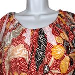 Elizabeth and James Marika Garden Dress Multicolor Floral Belted Dress EUC M Photo 2