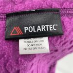 Eastern Mountain Sports Purple Fleece Jacket Hiking Layer Geometric Aztec Print Pullover Top EMS Size S Photo 6