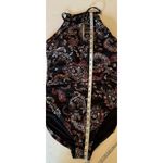 Garnet Hill One Piece Swimsuit Sz 12 Black Signature High-Neck Full Coverage Photo 9