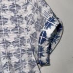 a.n.a  medium shirt cuffed short sleeve top inside out tie dye medium soft casual Photo 1