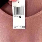 Premise NWT Pink Flowy Blouse Work, date night, blush pink, swoop neck D22 Photo 3