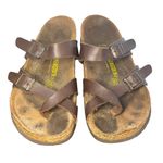 Birkenstock  Mayari Brown Buckled Sz 8 Regular/EU 39 Sandals Photo 0