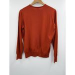Kasha de Rodier Sweater Womens Medium Orange Crewneck Wool Acrylic Blend Knit Photo 6