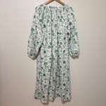 LAKE The Brunch Dress in Meadow Vines Floral White Midi Dress Size XL Green Photo 5