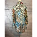 Ali Miles Boho Kimono Cardigan Medium Multicolor Lightweight Open Front Photo 3