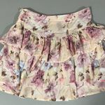 Pastel Pink Flowers Floral Fairy Mini Skirt Size S 🌷 Photo 1
