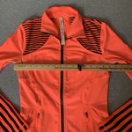 Lululemon Forme Active Jacket Orange Navy Striped Blue Size 6 Gym TN Vols Workou Photo 10