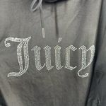 Juicy Couture Bling Logo Long Sleeve Polyester Hooded Dress Size 3X Black Photo 9