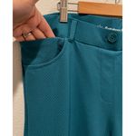 Betabrand Yoga Work Green Blue Pants Photo 2