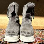 Sorel Explorer Zip Ankle Boots Waterproof Comfort Leather Outdoor Gray 6.5 Photo 4