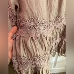 INDIGO SOUL Rose Boho Tunic Dress SZ S Floral Lace Detailed Flowing Photo 1