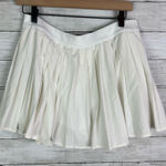 Lululemon Pleated High Rise Tennis Skort White Size 12 Photo 0