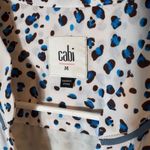 CAbi  Sleeveless Button Down Shirt Dress Leopard Print Size Medium Photo 3