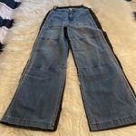 PacSun Blue Flare Wide-Leg Jeans size XS brand new inseam 32” waist 28” Photo 7
