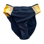 Robin Piccone  sz M Navy Blue Reversible Bottoms 3058‎ Photo 0