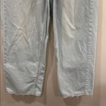 American Eagle  Outfitters Light Blue Skater Jeans w/ Distressed Rips Size 10 EUC Photo 3