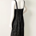 Randolph Duke The Look Black Denim Zip Pleated Corset Dress / Size 14 Western Gray Photo 6