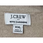 J.Crew Long Sleeve Soft Terry Polo Shirt Women's XXL Tan With Cashmere Size undefined Photo 1