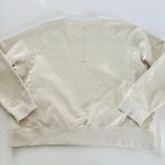Madewell Casual Garment-Dyed Crewneck Sweatshirt Parchment Cream Pockets Medium Photo 6