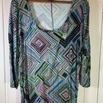 Salaam‎ Top Women's 2X Coastal Grandma Festival Hippie Stretch Comfort Office Size XXL Photo 0