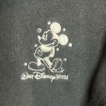 Disney Walt  World Mickey Mouse Zip Crew Jacket Black Rhinestone Embroider Resort Photo 3