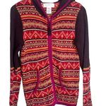 Susan Bristol Vintage  Rainbow Knit Jacket Photo 0