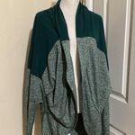 Zella Sweater Womens Medium Large Colorblock Open Front Jacket Cardigan Yoga Photo 0