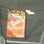 Ed Hardy  Black Love Kills Slowly Tattoo Print Full Zip Hooded Sweatshirt Large Photo 2