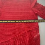 Chico's  Travelers Collection Tunic Knitted Knit Pullover Tangerine Pink Small Photo 7