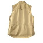 Ralph Lauren VTG Lauren M Khaki Safari Utility Vest 100% Cotton Hong Kong Photo 1