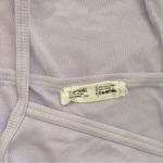 Pastel Lavender Soft Stretchy Square Neck Rib Knit Boho Tank Top Sz Small in EUC Purple Photo 6