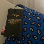 Maje  Ilona Printed Satin Romper/Playsuit size 34 Photo 6