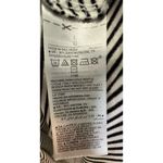 Old Navy  Black And White Striped Flowy Knee Length Short Sleeve Dress Photo 4