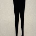 Maniere De Voir Manière De Voir Black Knitted High Waisted Leggings Size Medium Photo 3