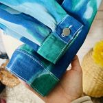 Tie Dye Denim Jacket Blue Size XS Photo 9